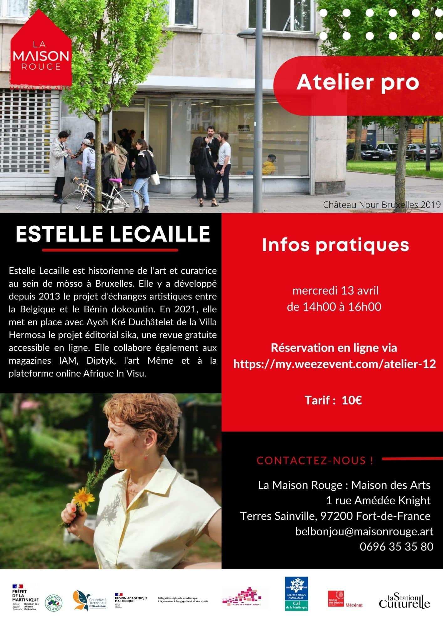 La Maison Rouge : Maison des Arts organise un atelier de coopération culturelle avec Estelle Lecaille