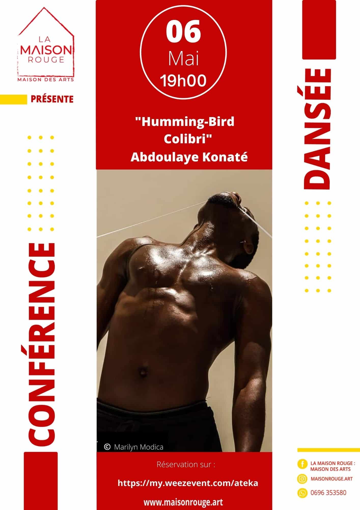 Conférence dansée Abdoulaye Konaté à la Maison Rouge