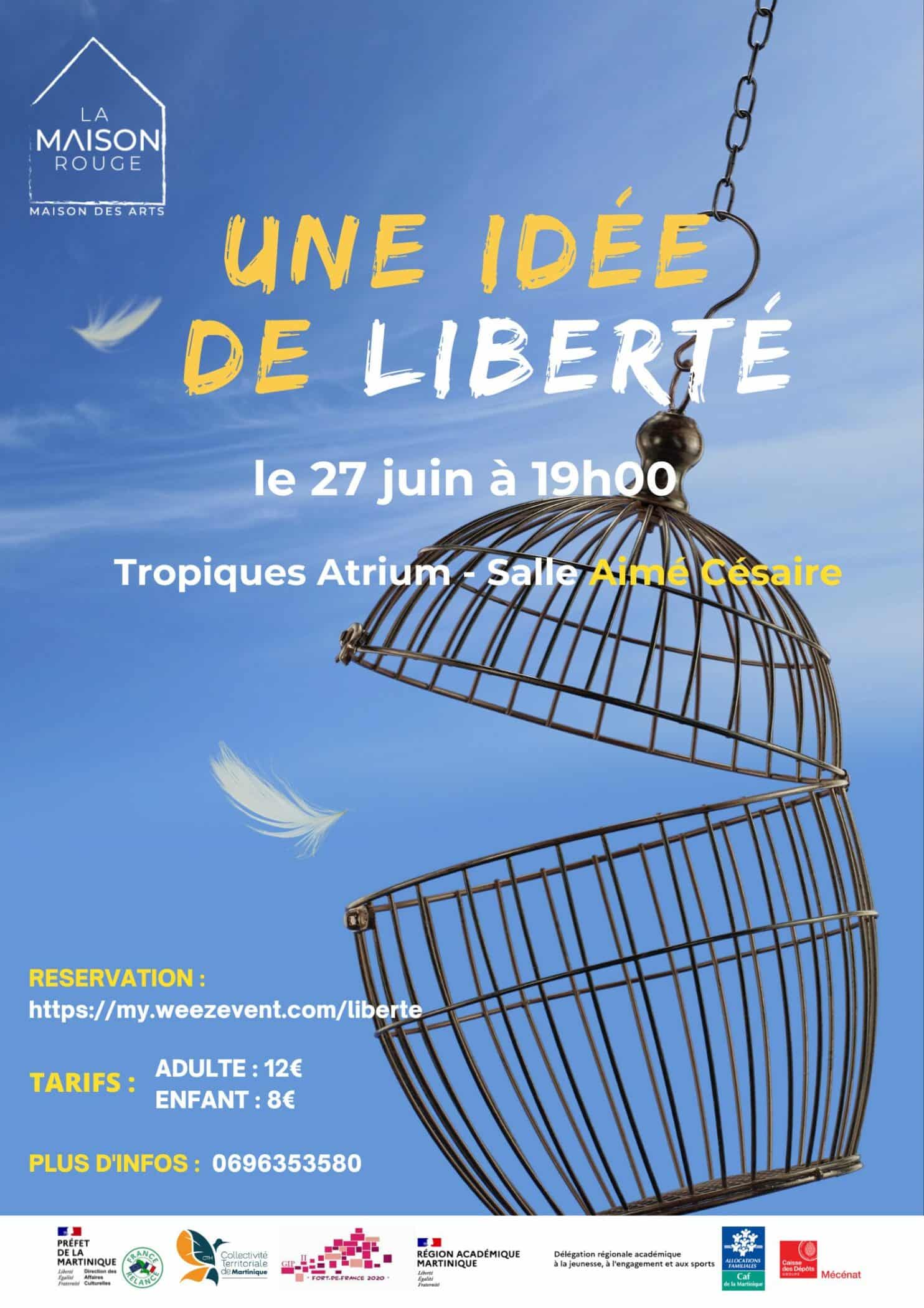 La Maison Rouge : Maison des Arts vous invite à son spectacle de fin d'année "Une idée de Liberté" le 27 juin à 19h00.